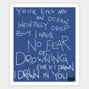 Ocean (White Variant) Sticker